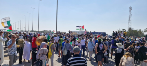 Marcha Global a Gaza. Fonte: CSP-Conlutas