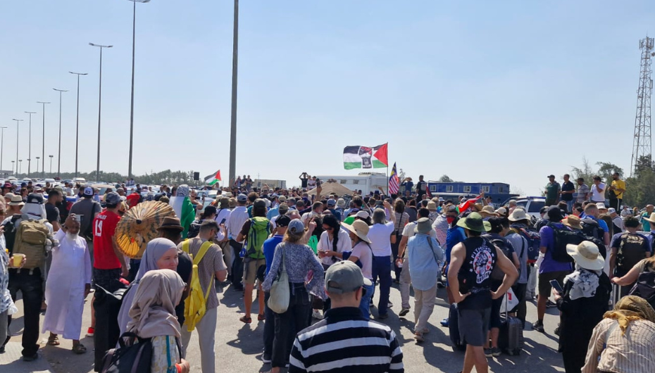 Marcha Global a Gaza. Fonte: CSP-Conlutas