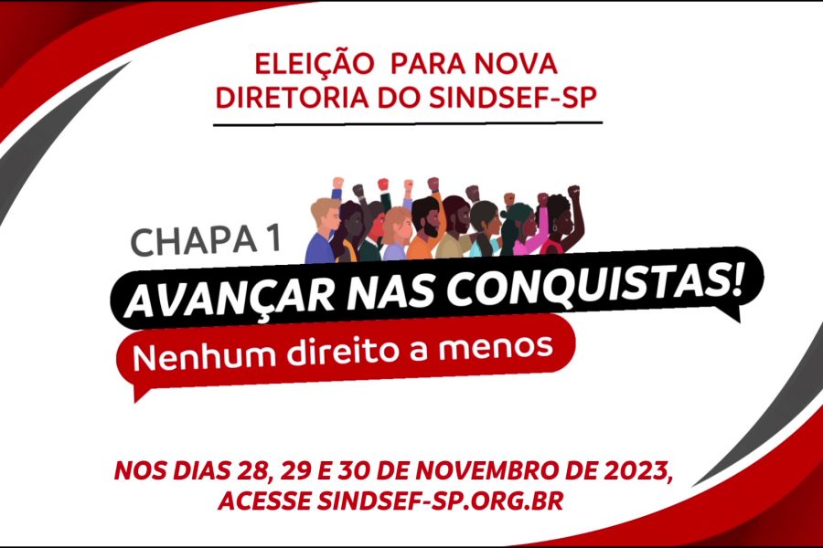 Eleição Sindsef-SP - Bandeiras e integrantes - frame